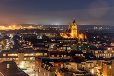 View on the church onze lieve vrouw immaculate conception in the dutch city of venlo