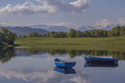 The stunning landscape of the cairngorms national park in the scottish highlands, uk