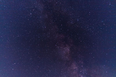 Low angle view of stars in sky