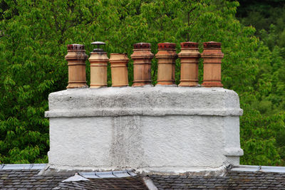 Chimney at the thatched house