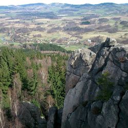 Scenic view of mountains