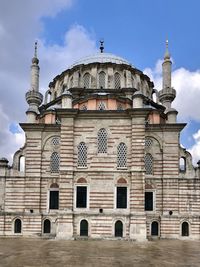 Low angle view of historical building against sky