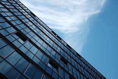 Low angle view of modern building