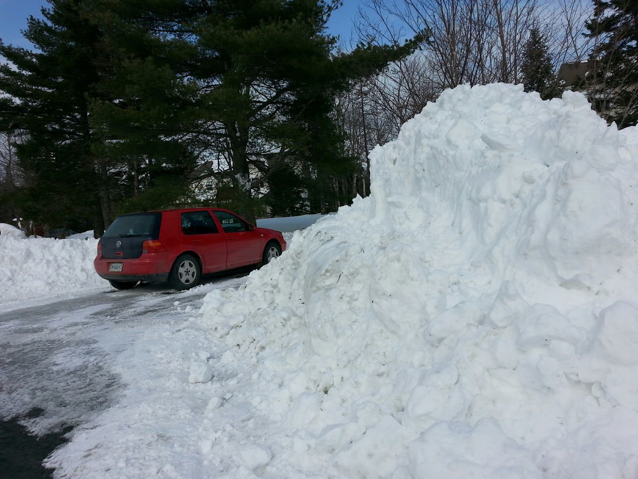 Snow bank