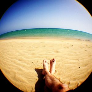 Scenic view of beach