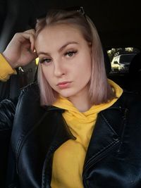 Portrait of beautiful young woman