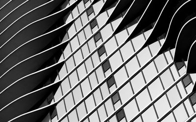 Low angle view of modern building