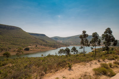 Scenic view of landscape against sky