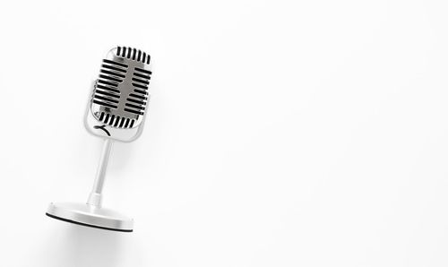 Text on cable against white background