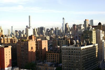 Modern cityscape against sky