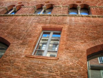 Low angle view of old building