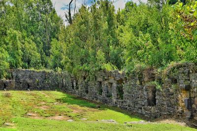 View of old ruins