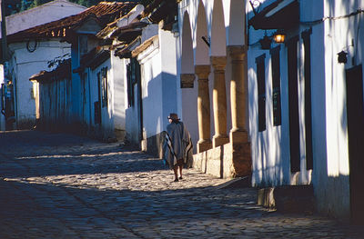 Woman on the street, impression of boyacá, columbia, biggest market olace in south america