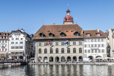 Buildings at waterfront