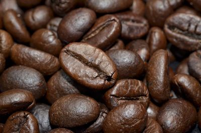 Full frame shot of coffee beans