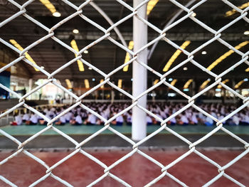 Full frame shot of chainlink fence