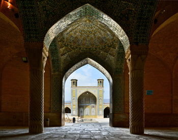 Corridor of historic building