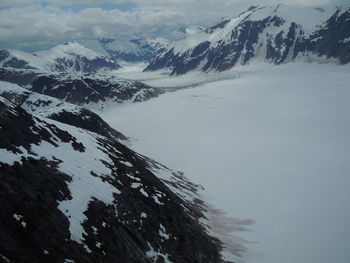 Snow covered mountains