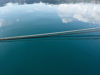 High angle view of swimming pool