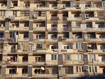 Full frame shot of residential building