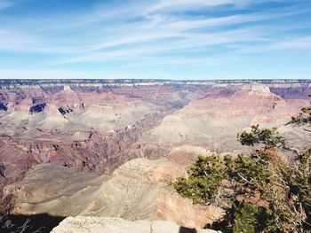 Scenic view of dramatic landscape