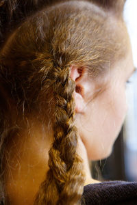 Close-up of cute baby girl