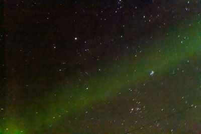 Low angle view of star field at night