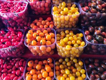 Various fruits for sale in market