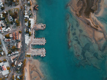 Coastal landscape in patagonia.