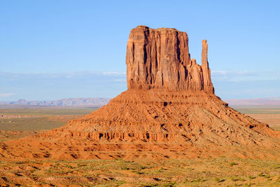 Rock formations in a desert