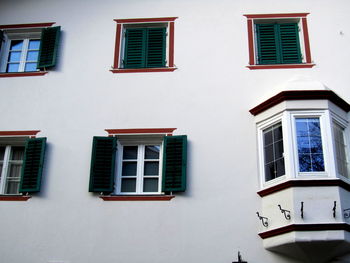 Low angle view of residential building
