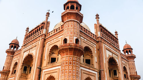 Low angle view of historic building against sky