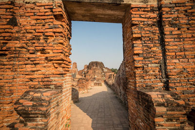 View of historical building