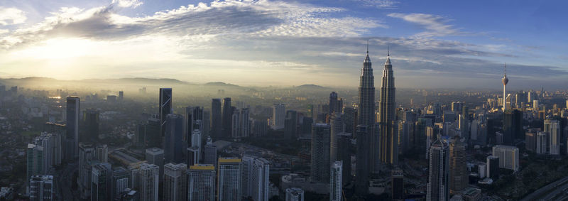 Aerial view of cityscape