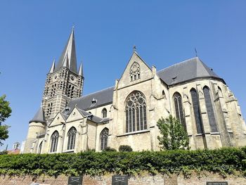 Low angle view of traditional building against sky