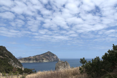 Panoramic view of sea against sky