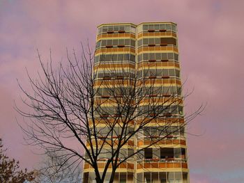 Low angle view of building against sky