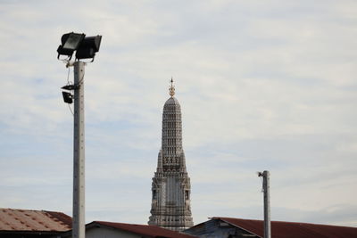 Low angle view of building against sky