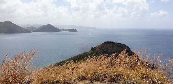 Panoramic view of sea against sky