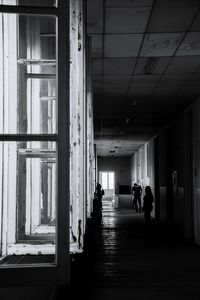 Man in corridor