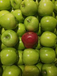 Full frame shot of apples