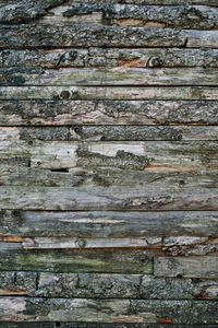 Full frame shot of wooden wall