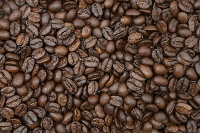 Full frame shot of coffee beans