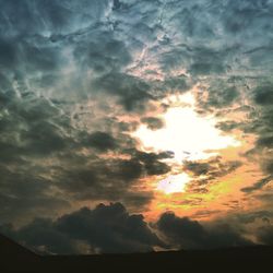 Scenic view of cloudy sky