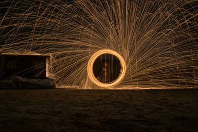 Full frame shot of light painting