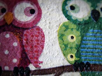 Close up of fabric