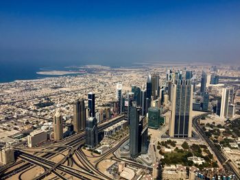 Aerial view of cityscape