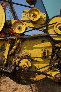 View of old machinery