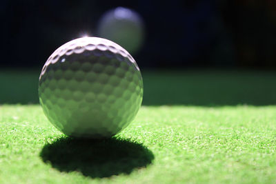 Close-up of ball on table