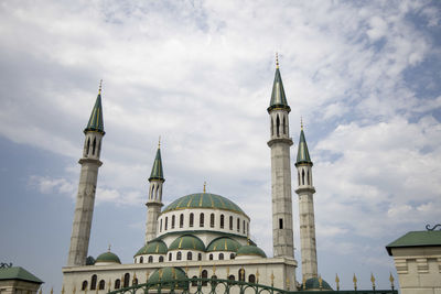 View of cathedral and buildings against sky